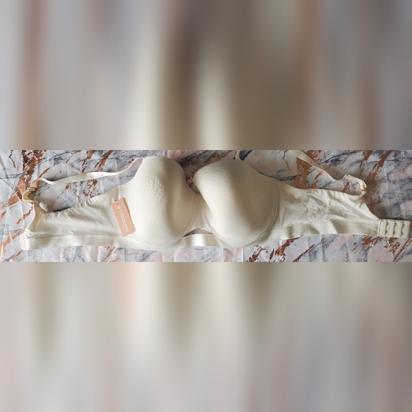 Thirdlove Bra 42C off-white 24/7 Cotton T-Shirt Bra.  Great deal for NWT - Picture 2 of 3